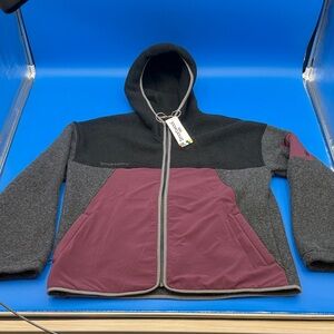 Smartwool Men’s Hudson Trail Jacket - Black, Gray, and Maroon